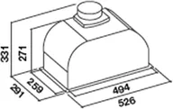 Вытяжка Falmec Built-In 50 Max WH (600) New белый