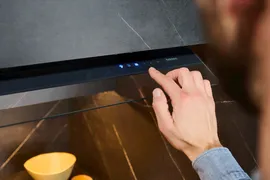 Встраиваемая вытяжка FALMEC VIRGOLA TOUCH BLACK 90 1200 мм Сенсорное управление