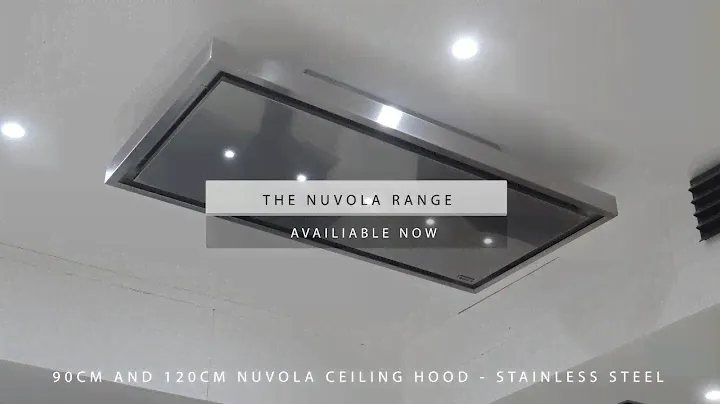 Nuvola Stratos Recirculating Ceiling Kitchen Extractor Stainless Steel