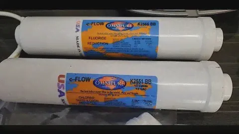 Chanson C3 system with Ominpure Inline filteration K25xxBB series installation