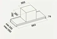 Вытяжка Falmec Design Virgola No-Drop 60