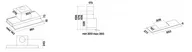 Вытяжка Falmec Design MOVE 90 WHITE (800)