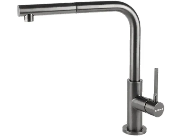 Смеситель Falmec TREVI CORNER PVD BRUSHED GUN METAL