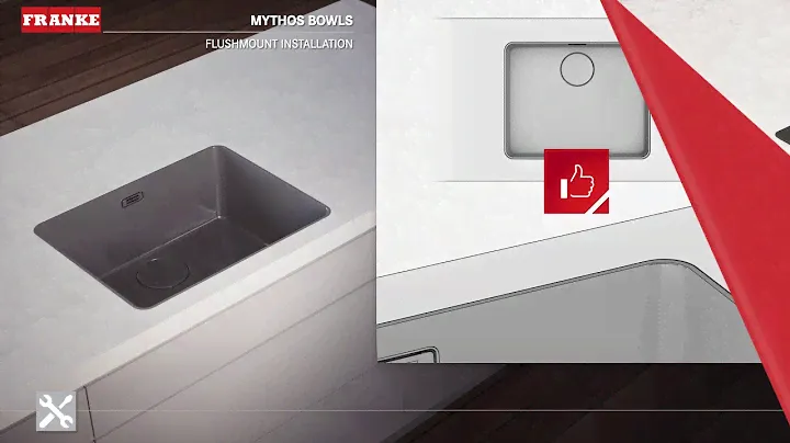 Franke Mythos Bowls - Stainless Steel Sinks - Flushmount Installation - English