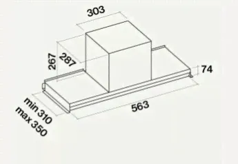 Вытяжка Falmec Design Virgola No-Drop 60-0