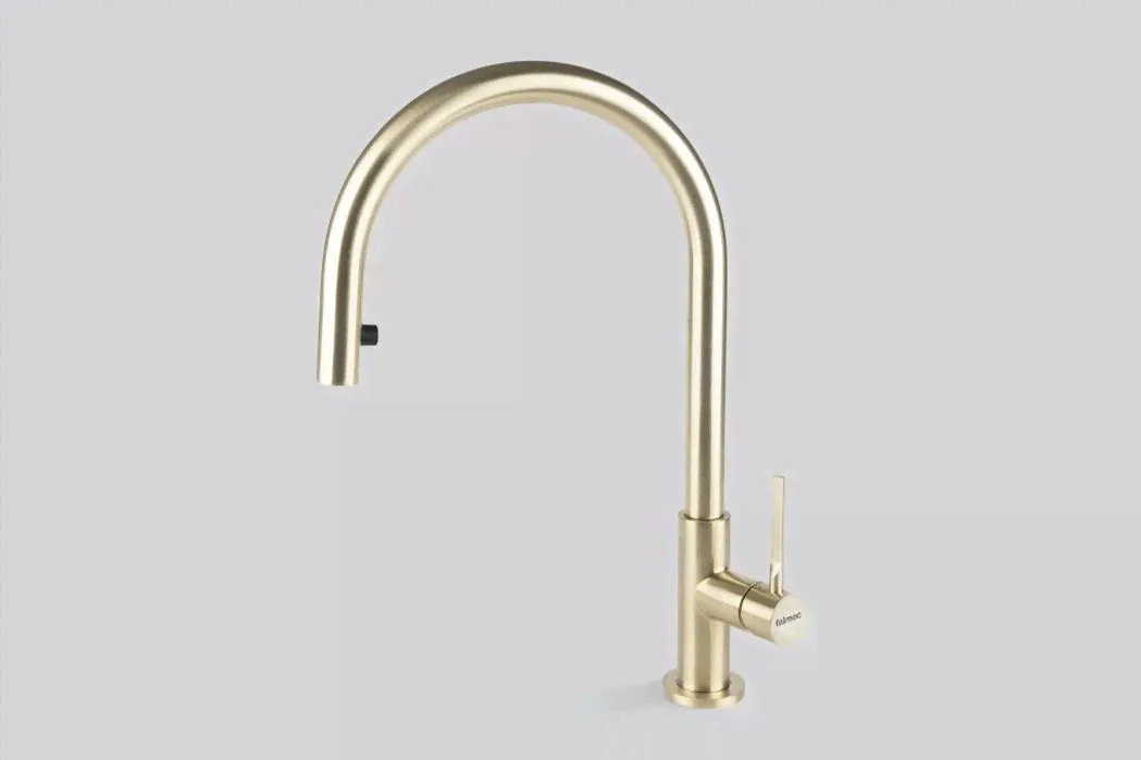 Смеситель Falmec TREVI ROUND PVD BRUSHED PALE GOLD (MTRR.00#PGF)-0