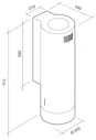 Вытяжка Falmec POLAR LIGHT PARETE IX (800) ECP Нержавеющая сталь