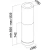 Островная вытяжка Falmec Polar Light isola 35 см-1