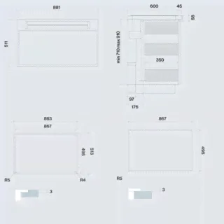Варочная поверхность Falmec SINTESI BLACK-4